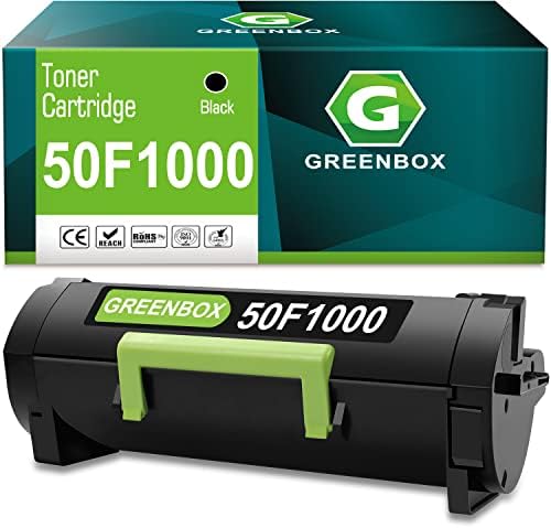 Замена на кертриџ за тонер со високи приноси од зелена кутија 501 50F1000 замена за кертриџ со висок принос за Lexmark 501 50F1000