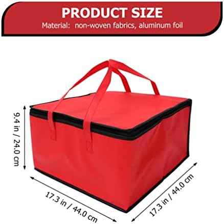 Luxshiny пица испорака торба за испорака на храна торбички изолирани намирници за намирници кои можат да се користат, професионална торба