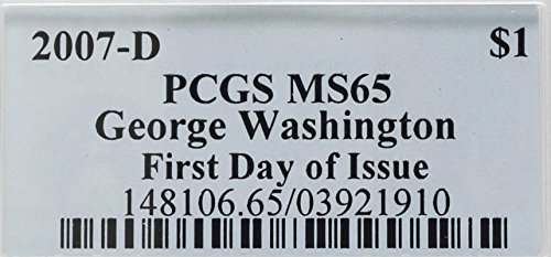 2007 претседателски $1 PCGS MS65