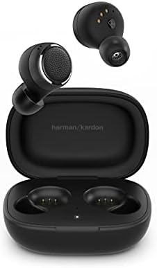 Харман/Кардон летаат вистински безжични, т.е. слушалки црно