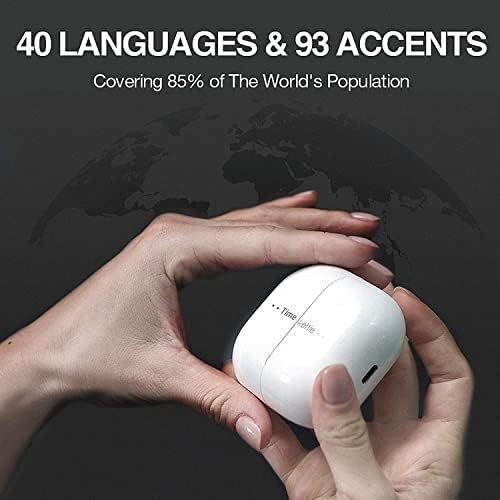 Timekettle М2 Јазик Преведувач Слушалки-Поддржува 40 Јазици &засилувач; 93 Акцент Онлајн, Инстант Јазик Преведувач Со Bluetooth
