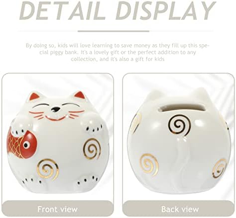 Тодмомија јапонски декор Јапонски декор среќен мачка промена керамички мачки пари тегла керамички свинче банка мачка декор паричка банка