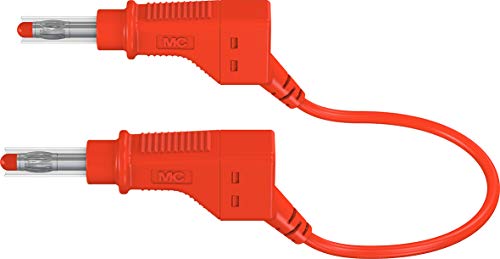 Мулти-контакт 66.9407-20022 Електрични конектори Staubli кои поврзуваат олово од 200 см, 4 мм, црвено