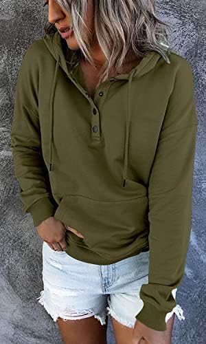 Виактивна облека Худи за жени Врзајте бојата за џемпери за дуксерот тинејџерски девојки надолу тинејџерски врвови обични долги