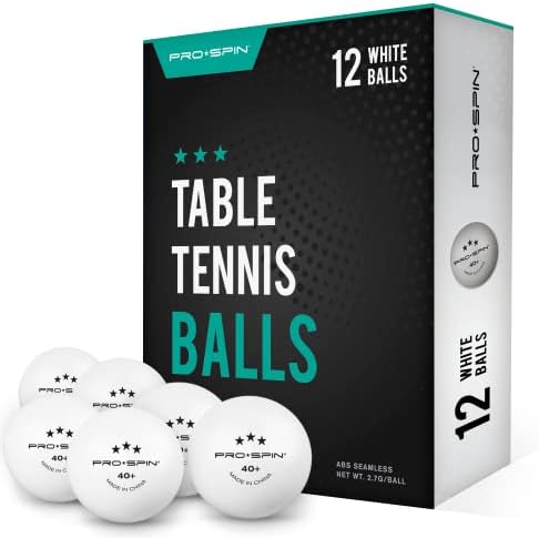 Pro-Spin Ping Pong Poondles 2-Player Set & White Ping Pong Balls Boolds | Ултра-комфор сет со врвни рекети за тенис на табели | 3-starвездички