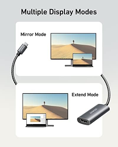 ANKER USB C До HDMI Адаптер , 518 USB-C Адаптер, USB C ДО HDMI, За MacBook Pro, Macbook Air, iPad Pro, Pixelbook, XPS И Многу Повеќе
