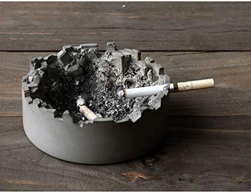 Креативен бетонски пепелник тренд едноставен креативен канцелариски дневна соба за цемент