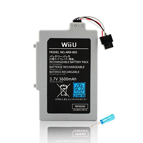 Други Идни Wii U Gamepad Батерија Пакет 3600 mAh Резервен Пазар Замена На Полнење