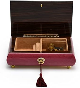 Срајна 30 белешка црвено вино виолина во кутија за музички накит - Еин Клајн Натчмусик