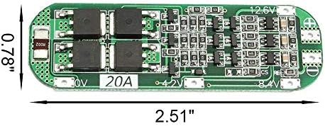 Daoki 2 PCS 3S 20A 12a 12.6V литиум за заштита на батерии 18650 модул за полнач BMS PCB PRATER PARTER FOR LI-ION литиум батерија со 18