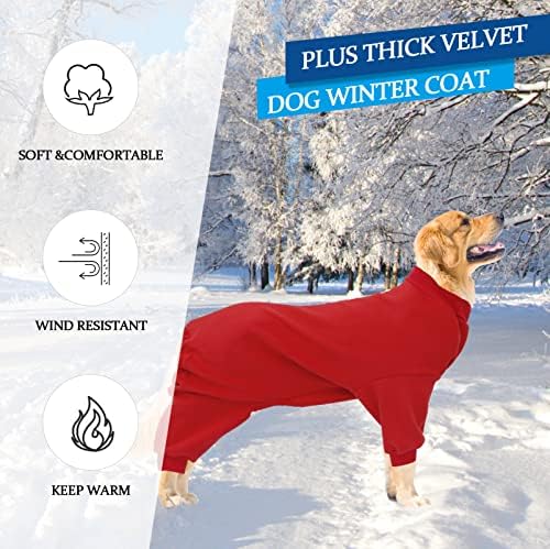 Зимско памучно памучно памучно памучно памучно памучно кучиња со нозе, ветровопорно комплетно тело кучиња џемпери, облека за џемпери за кучиња
