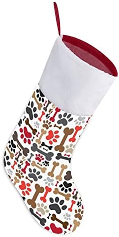 Кучиња шепи и коски црвени Божиќни празници за домашни украси за домашно дрво камин што виси чорапи