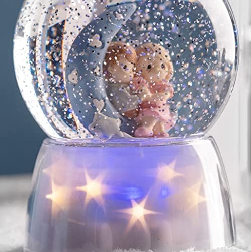 Liuzh сонувачки starвездена светлина Снегулка Кристал топка музичка кутија Октаво ДЛА момче и девојка роденденски подарок за Денот на вineубените