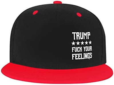 GHBC 2024 ебајте ги вашите чувства на Трамп возрасни хип хоп бејзбол капа на жени, snapback капа, прилагодливи мажи камионџии капачиња