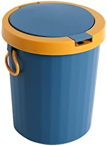 Конзерви за отпадоци од пафа, отпадоци за отпад од бања, со капакот за кујнски кујнски рачки за кујна за кујна за дневна соба тоалет