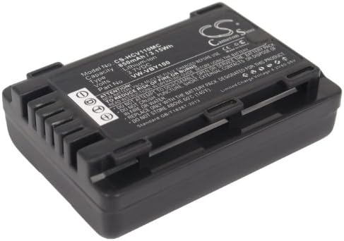 Батерија Tengsintay 3.7V 850MAH/3,15WH за замена за Panasonic HC-V110, HC-V110G, HC-V110GK, HC-V110K, HC-V110P, HC-V110P-K, HC-V130K,