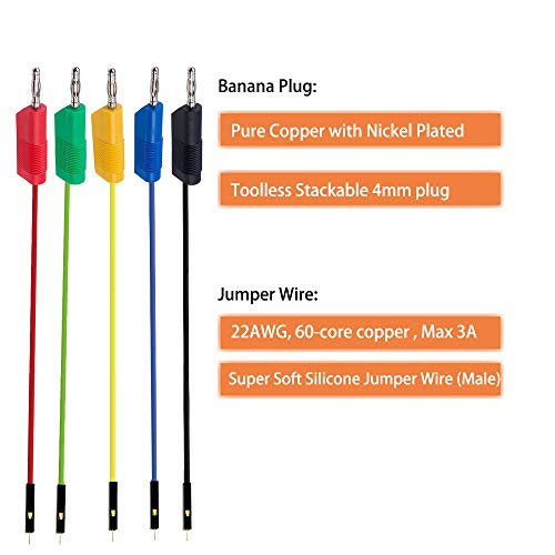 MakerOnics Solderless 3220 Tie-Points Experience Plug-in Wredboard со 560 жици за скокач во форма на U + 65 жици од скокач +5 парчиња приклучок