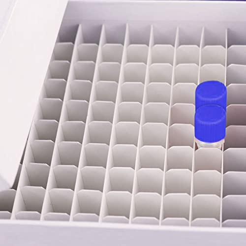 АДАМАС-Бета 20 парчиња Лабораторија Од 1,5 мл Пластични Замрзнати Епрувети Криовијални Цевки Со Сини Капачиња За Завртки Криогени Ампули