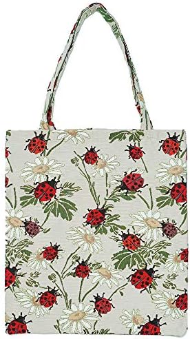 Signare Tapestry за еднократна употреба на намирници Еко-пријателски торба за шопинг со фламинго дизајн