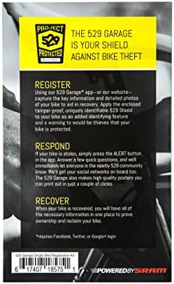 529 Комплет за регистрација на велосипеди за гаража - еден комплет за велосипеди