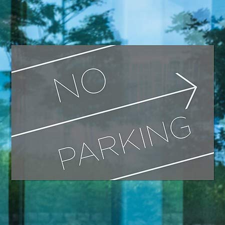 CGSignLab | „Без паркинг -басичен црн“ прозорец за лепење | 30 x20