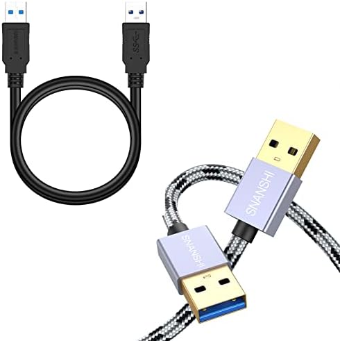 SNANSHI USB ДО USB Кабел, USB3. 0 Машки До Машки Кабел