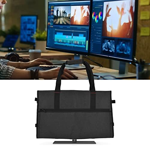 Haofy компјутерски монитор за носење торба, преносно заштитно носење за 24 -тина ЛЦД -екрани и монитори