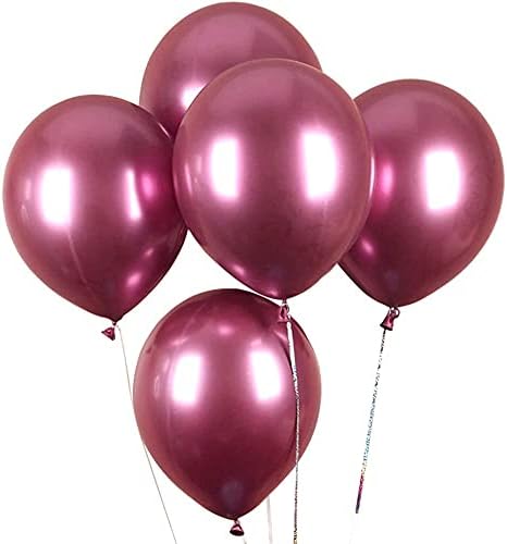 18 инчен Метални Балони За Партија 5 парчиња Дебели латекс балони За Роденден Свадба Ангажман Годишнина Божиќ Фестивал Пикник или
