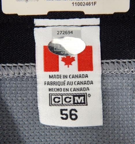 Игра во Yorkујорк Ренџерс користеше Grey Pricket Jersey Reebok NHL 56 DP31305 - Игра користена дресови во NHL