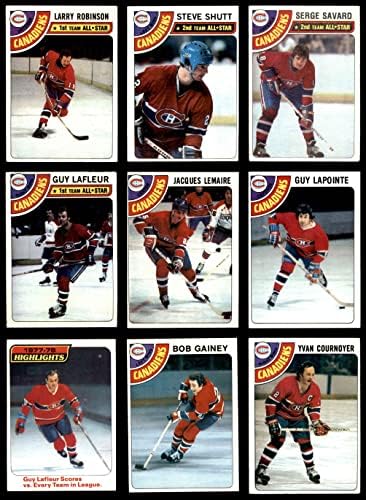 1978-79 Топс Монтреал Канадиенс Тим Постави МОНТРЕАЛ Канадиенс ВГ / ЕКС+ Канадиенс