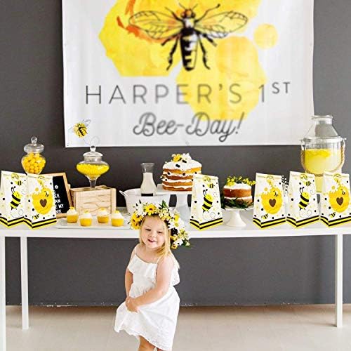 Фајсихокалато мед Бумбал Пчела украси слатка пчела тематска забава фаворизираат пчела бебе туш за роденденски свадбени материјали