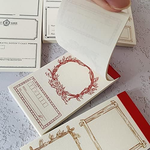 8pack ScrapBooking Washi Paper, хартија за дизајн на рамки, книга за гроздобер етикета естетска хартија за декорација за DIY