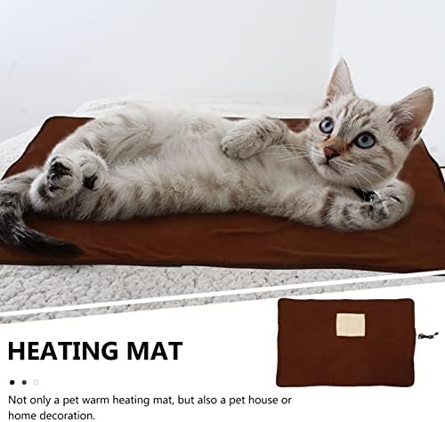Mipcase 1pc затворен анти-миленичиња кревет подлога мачки загревање мачка USB материјали куче за спиење и миење садови, душеци