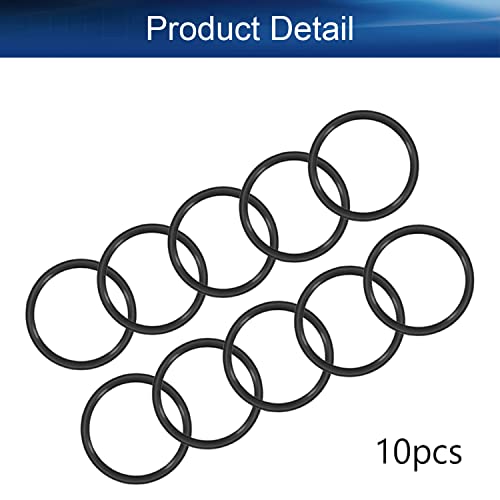 Беттомшин 10 парчиња нитрилна гума О-прстени, 51мм ОД 44мм ID 3,5 мм ширина, метричка буна-нитрилна запечатување запечатување за