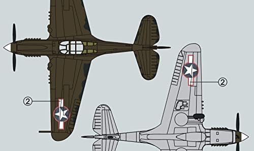 AFV Club AFV144S03 1: 144 P-40M Warhawk USAAF [комплет за градење на модели]