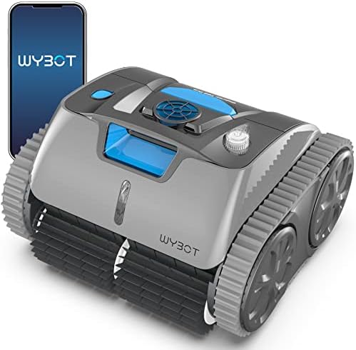 Wybot Ultimate безжичен роботски чистач за базени со поставување апликации, трае 180 мин.