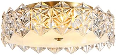 Quul LED таванот светло кружен кристален тавански светло или дневна соба трпезарија кујна спална соба дома декорација