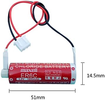 GRE-Energy 8 Пакет ER6C 3 3.6 V 1800MAH PLC Батерија За Замена На Батеријата За F2-40BL, F240BL, F1, F2, FX, FX1, FX2, FX2N СО Приклучок
