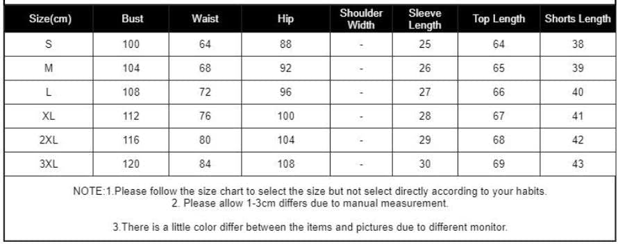 Pulkritu Printed Loungewear Set за жени-маица со кратки ракави О-вратот и шорцеви што одговараат на две 2 парчиња