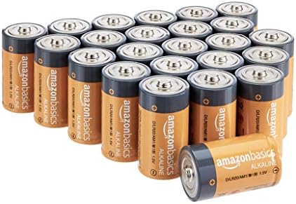 Амазон Основи 24-Пакет Д Ќелија Алкални Батерии За Сите Намени, 1,5 Волти, 5-Годишен Рок На Траење