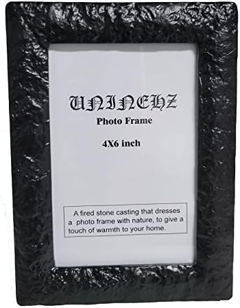 Рамки за слики со природен оган камен изработени од смола, слики со приказ на фото рамка 4x6 и 5x7 инчи.