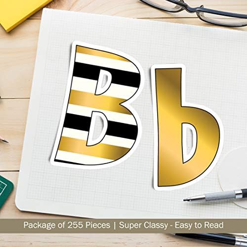 Писмо за букви од Баркер Крик, 4 Бохо шик, разнобојни дизајнерски букви за билтени, паузи, области за прием, знаци, дисплеи и многу