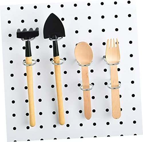 Doitool 10 парчиња PEG Peg Board Hooking Куки за порибување за полица метални стојат метални куки за алатки за алатки за алатки