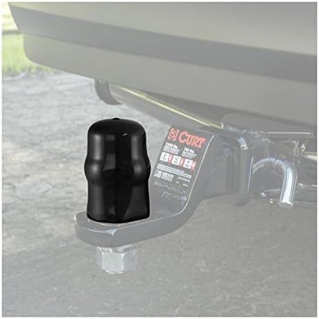 Curt 21810 Black Rubber Trailer Hitch Ball Cover, дијаметар од 2-5/16-инчи