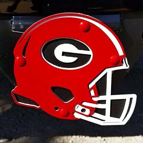 GameDay Ironworks Georgia College Football Chellet Hitch Cover, Red