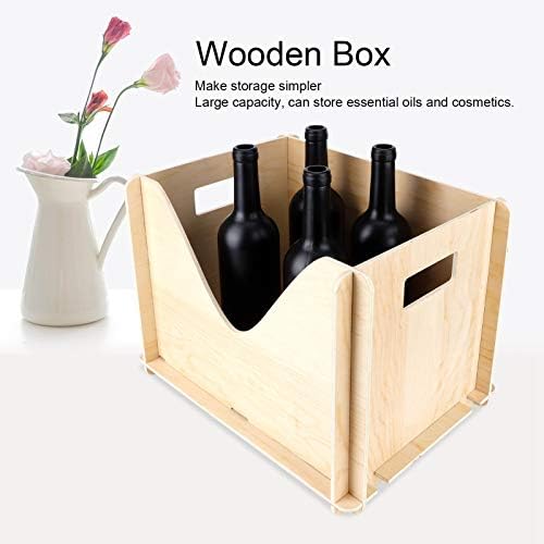 Недовршени дрвени кутии за складирање на кутија контејнер за DIY занаетчиски колекционерски уметности за домашни украси