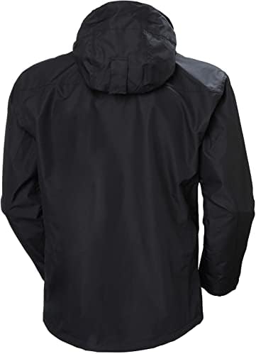 Работна облека Хели-Хансен Манчестер водоотпорни јакни за школки за мажи со висока јака и одвојлив аспиратор, 3 џебови со патент