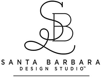 Санта Барбара Дизајн Студио Стаклени Тамблери Врежани Чаши За Пиење, 10-Унца, Сребрена Лента, Сет од 4