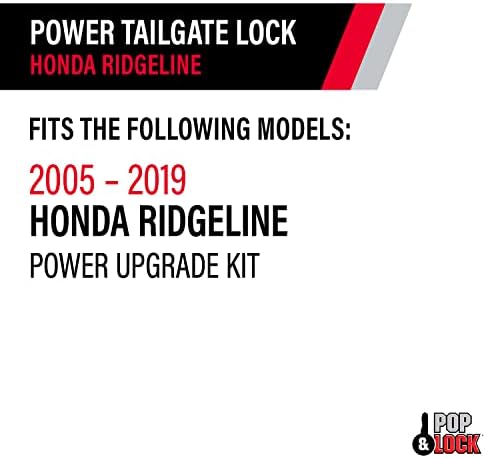 Поп &засилувач; Комплет За Надградба На Моќност За Заклучување На Задната Врата За Хонда Риџелин, Одговара На Моделите од 2005 до 2019