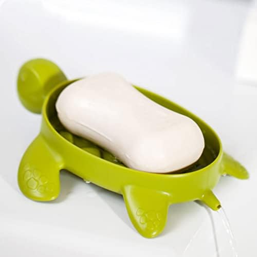 Cabilock 2 парчиња желка сапун сапун Пластичен сапун држач за сапун во форма на сапун сапун заштеди Декоративен сапун за сапун за кујна за
